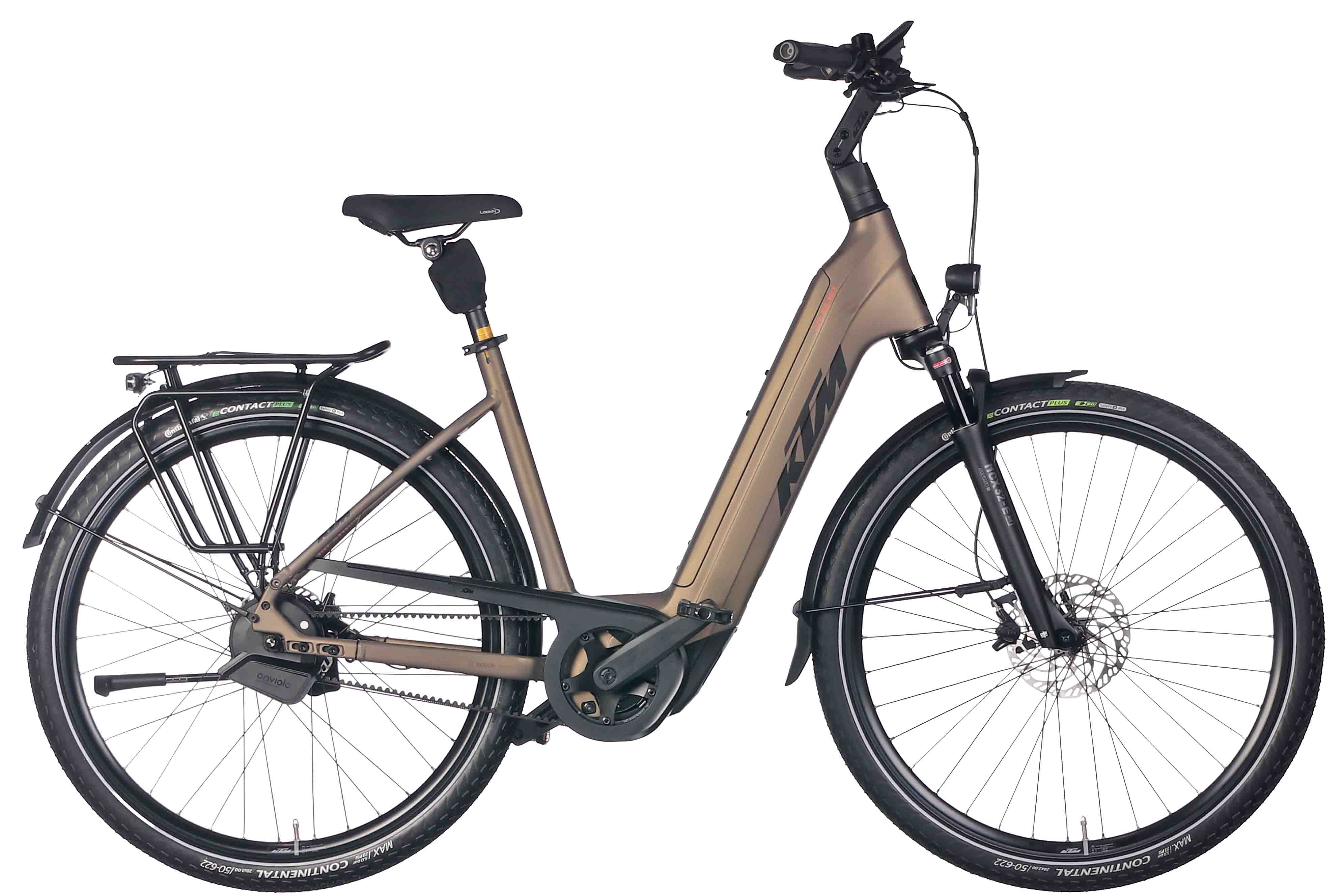 E-Bike KTM Macina City 810 Belt 800 Wh Damen braun 2025 56 cm