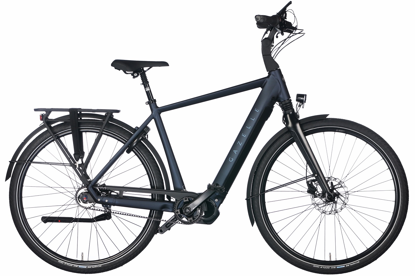 E-Bike Gazelle Chamonix C5 HMS 630 Wh Herren blau 2024 57 cm