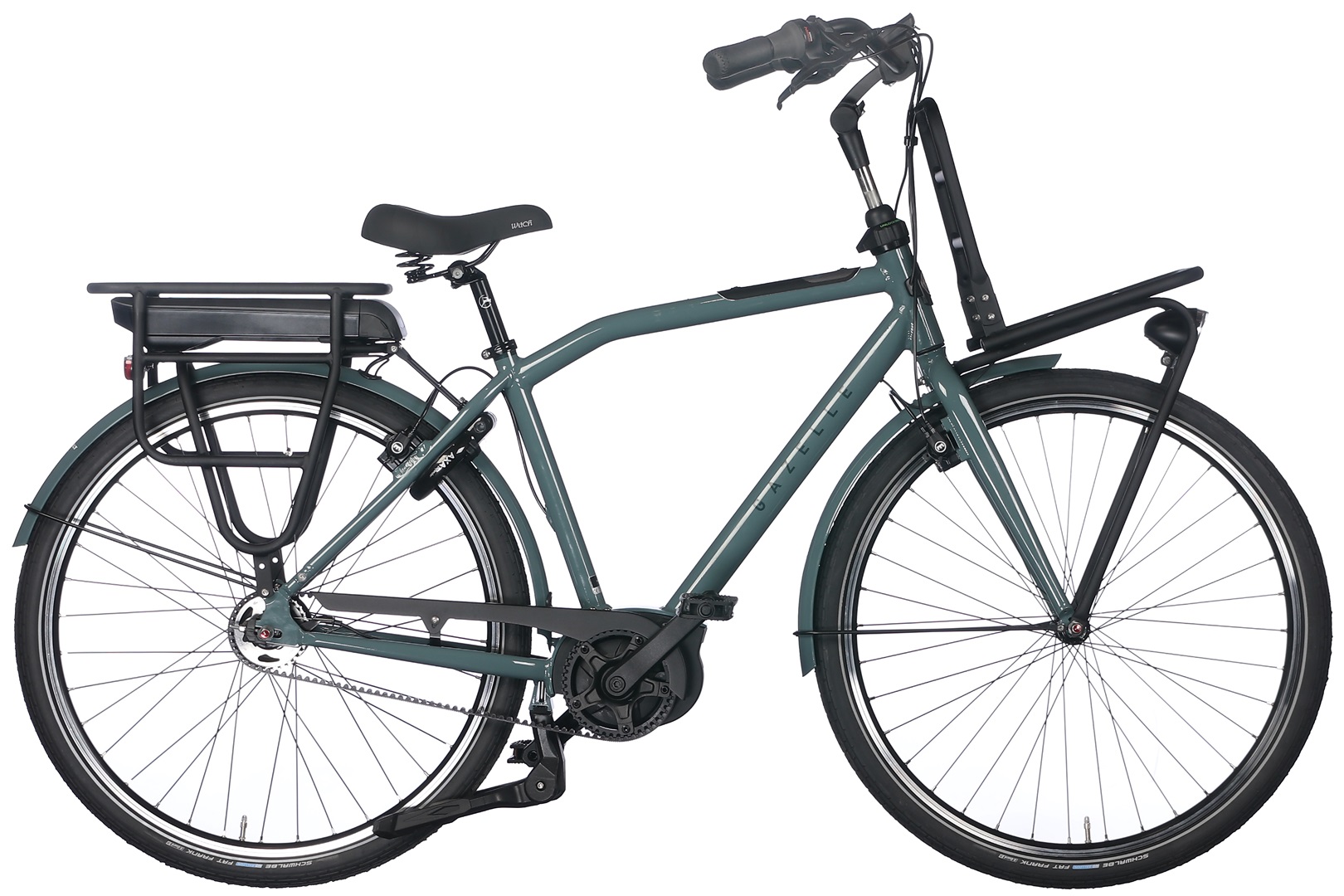 E-Bike Gazelle Heavy Duty NL C5 HMB 500 Wh Herren grün 2024 49 cm