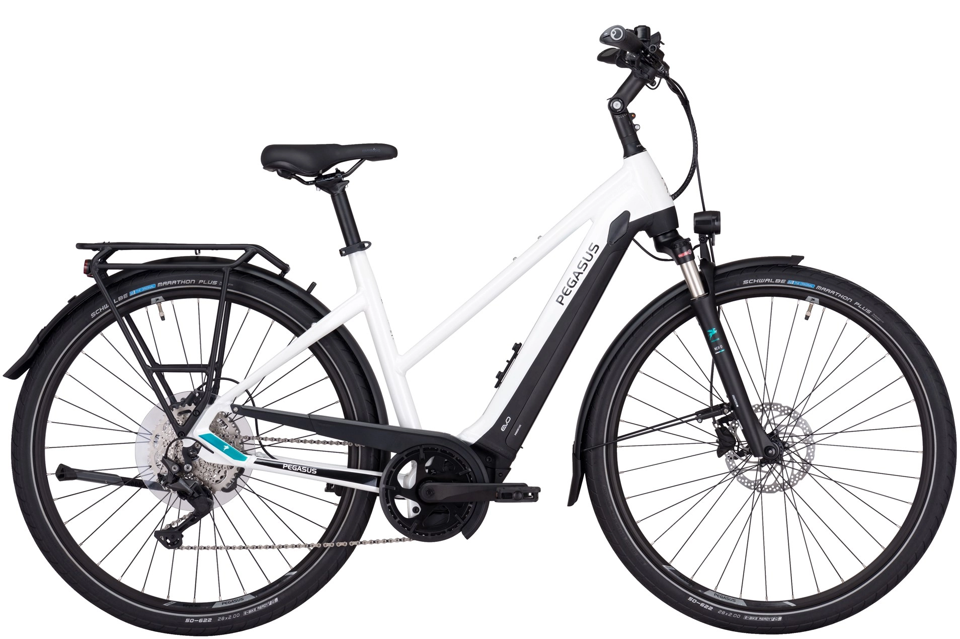 Pegasus Premio Evo 10 lite 750 Wh Damen Trapez weiß 2024