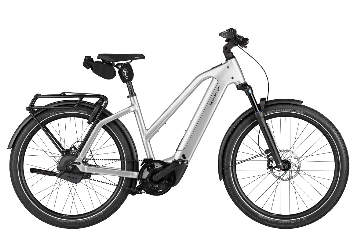 Riese & Müller Charger5 automatic 800 Wh Damen Mixte silber