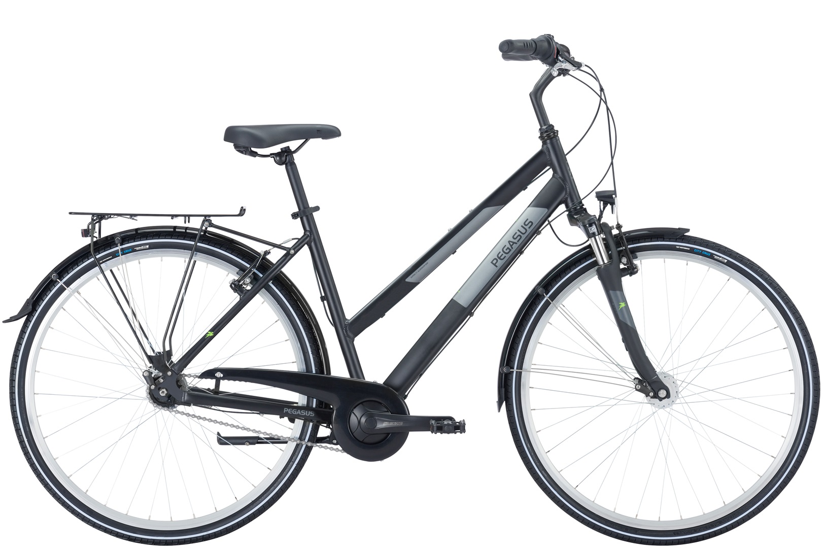 Fahrrad Pegasus Avanti 7 Damen Trapez schwarz 2024 50 cm