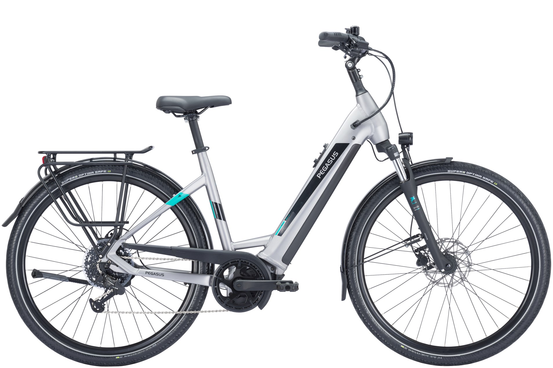 E-Bike Pegasus Evo CX 750 Wh Damen silber 2024 50 cm