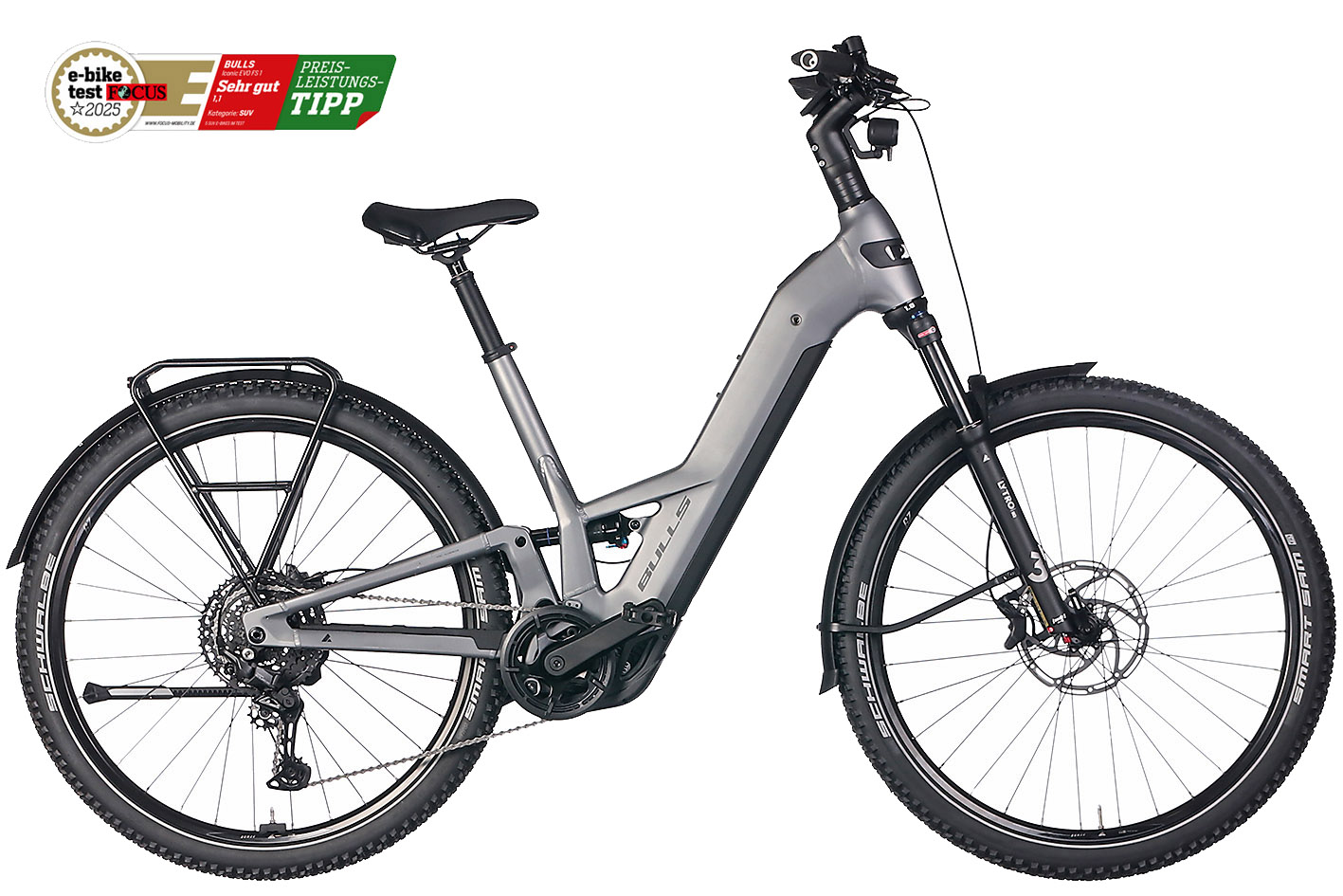 Fahrrad Bulls Iconic EVO FS1 800 Wh Damen silber 2026 47 cm