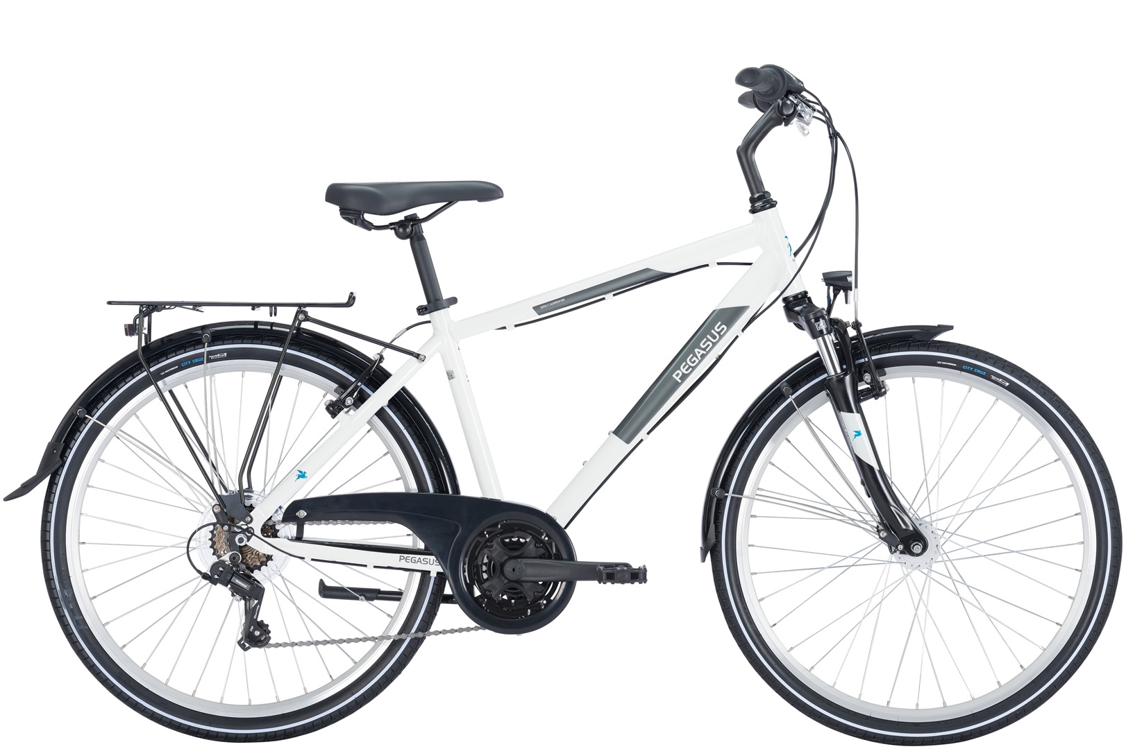 Fahrrad Pegasus Avanti 26'' 18-Gang Jungen Dirt weiß 2024 50 cm