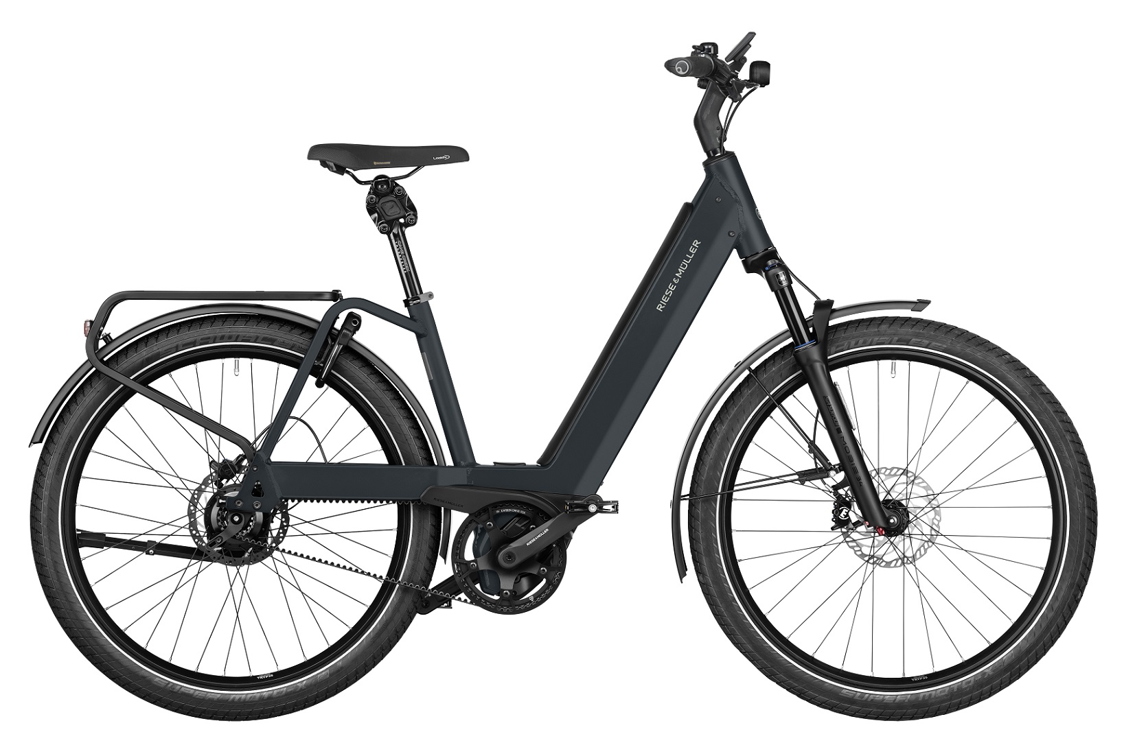 E-Bike Riese & Müller Nevo4 GT rohloff 750Wh grau 47 cm