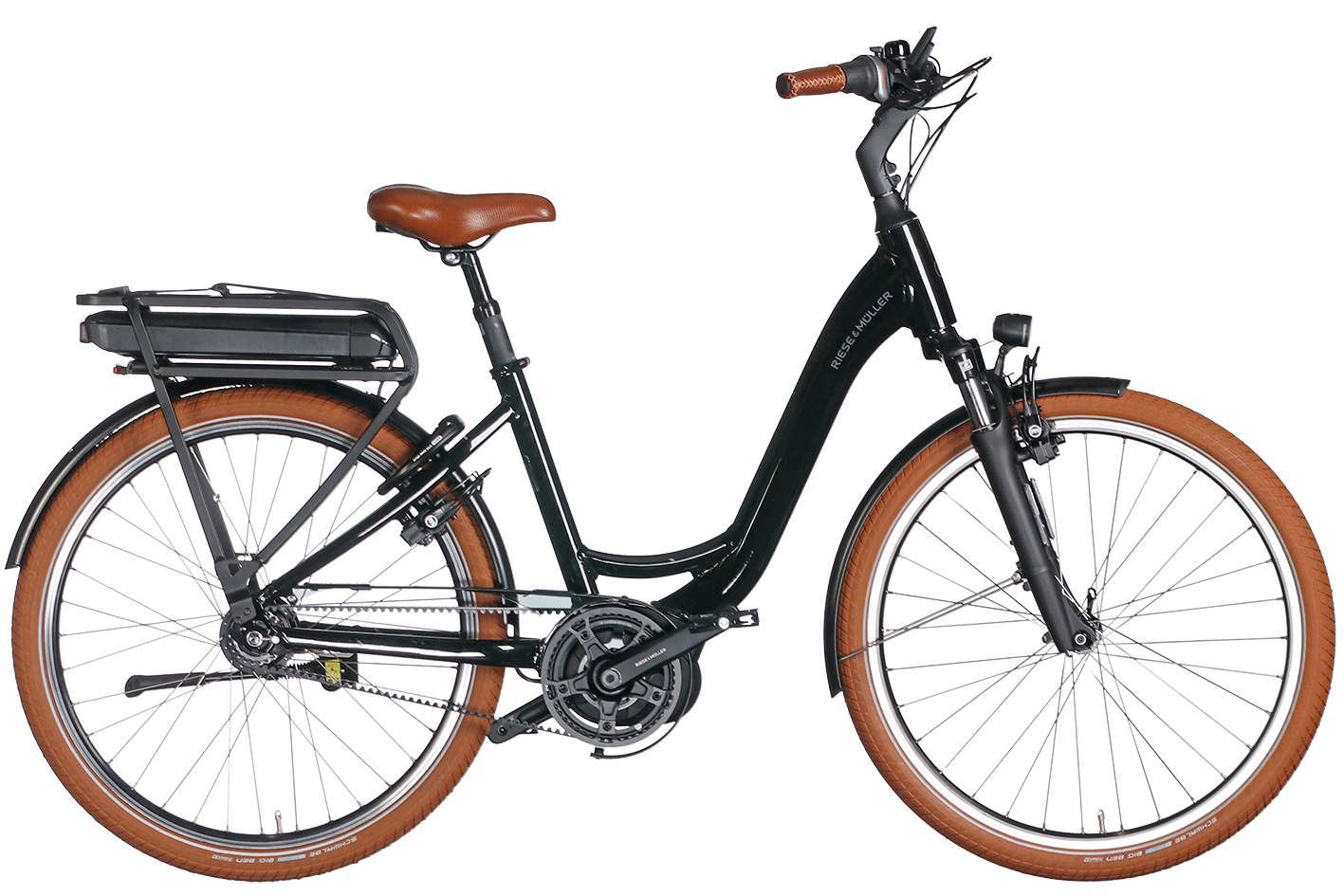 E-Bike Riese & Müller Swing4 Rücktritt 500 Wh Damen schwarz 46 cm