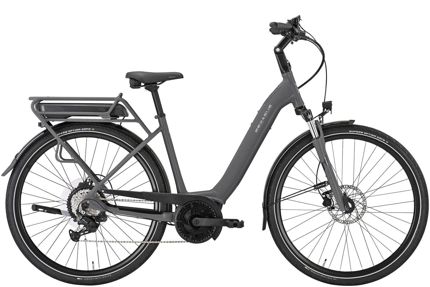 Pegasus Solero E8 Plus 500 Wh Damen grau 2025