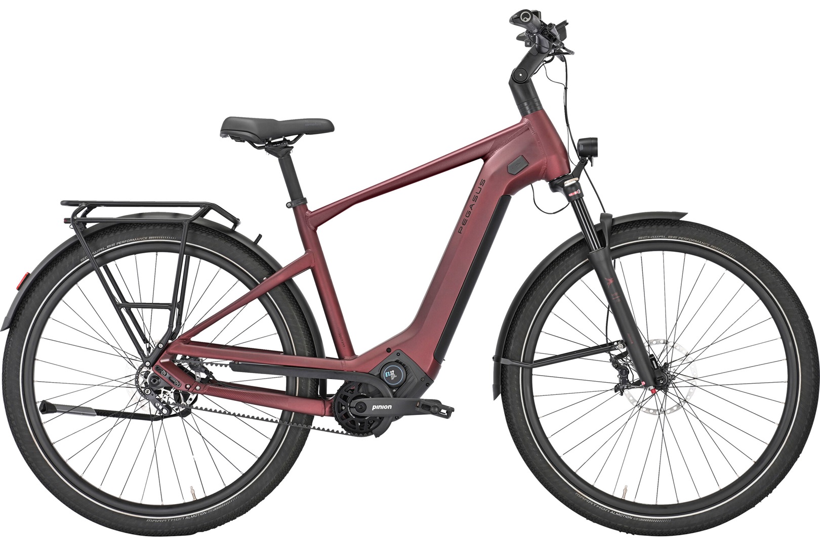 E-Bike Pegasus Estremo Evo 12 Lite 700 Wh Herren rot 2025 55 cm