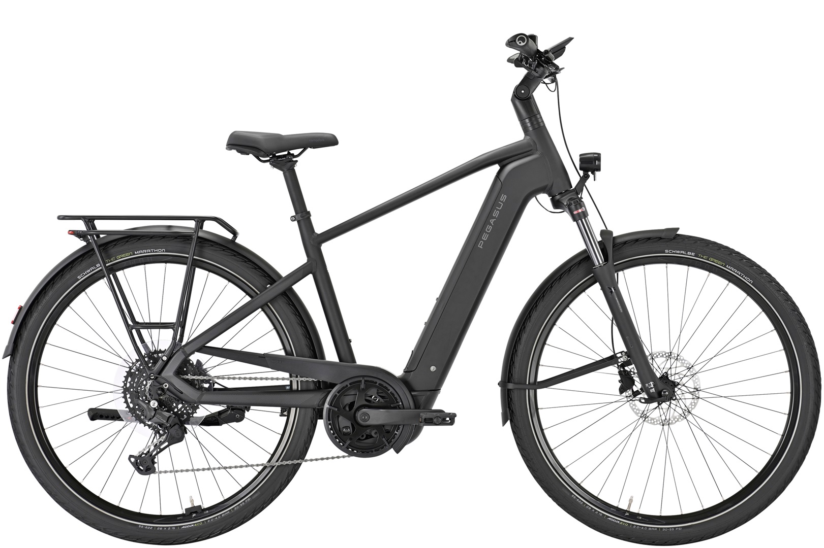 E-Bike Pegasus Premio EVO 10 Lite 800 Wh Herren schwarz 2025 55 cm