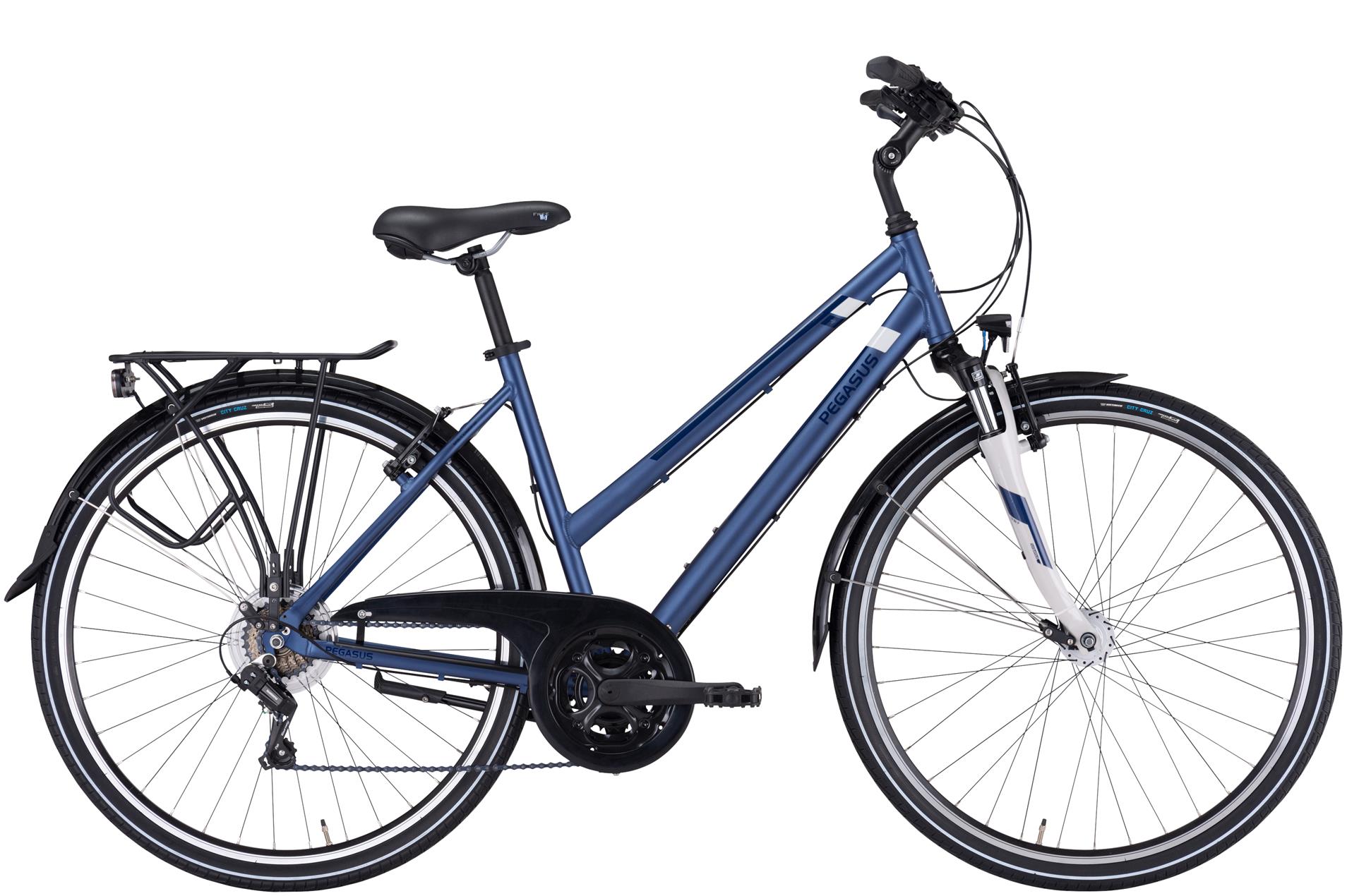 Fahrrad Pegasus Piazza 21 Damen Trapez dk blau 2024 45 cm
