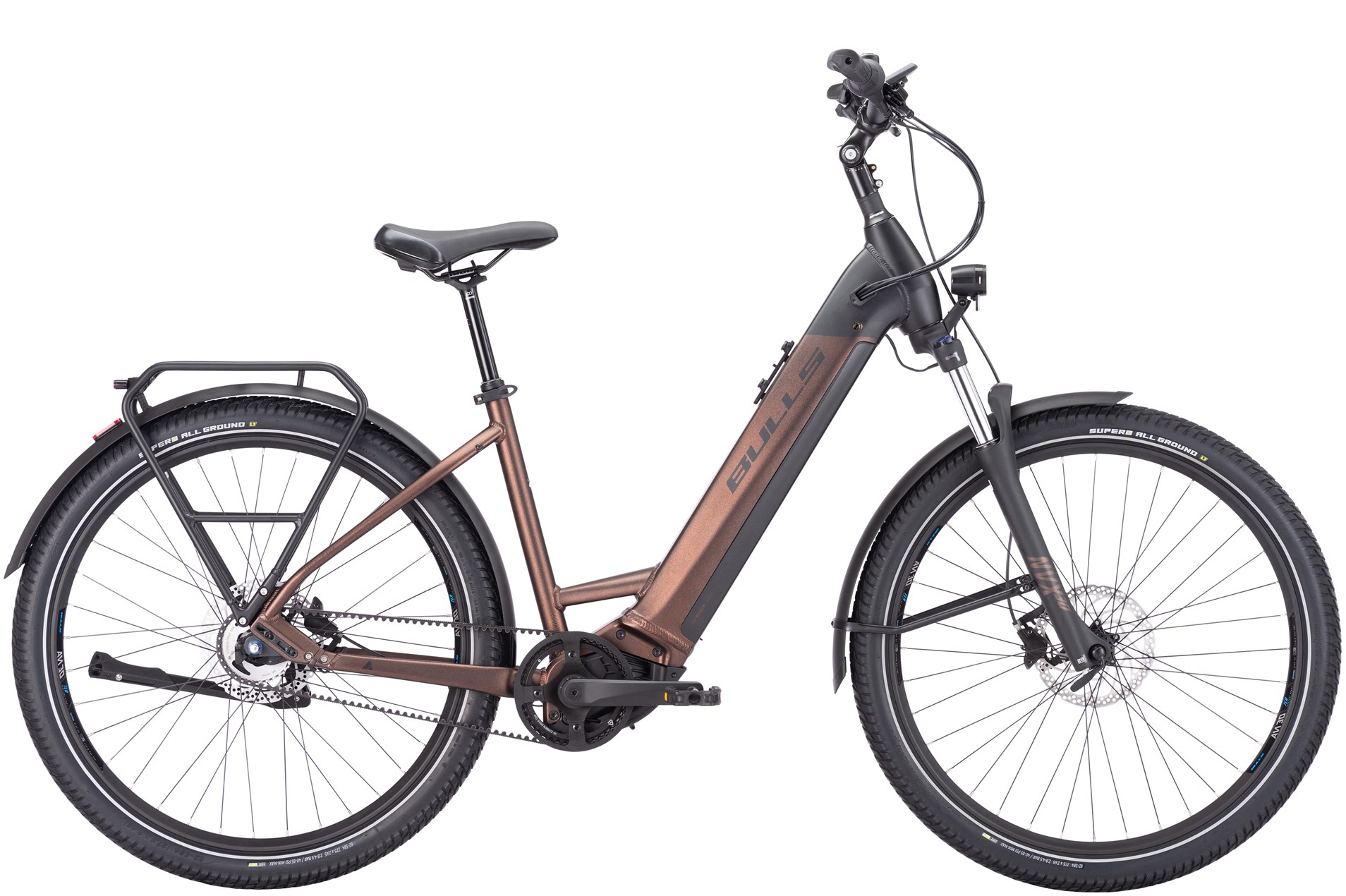 E-Bike Bulls Iconic Belt 27,5'' Damen 750 Wh braun 2024 54 cm