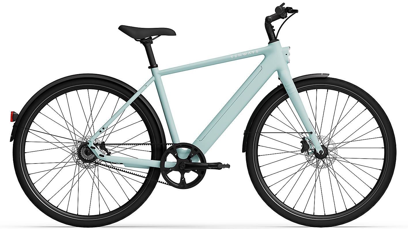 E-Bike Tenways CGO600 Pro Limited 360 Wh Herren hellblau 2025 58 cm