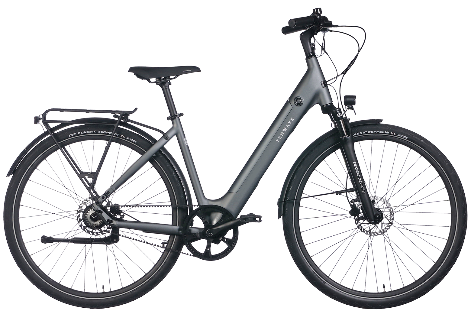 E-Bike Tenways CGO800S 374Wh Damen grau 2024 48 cm