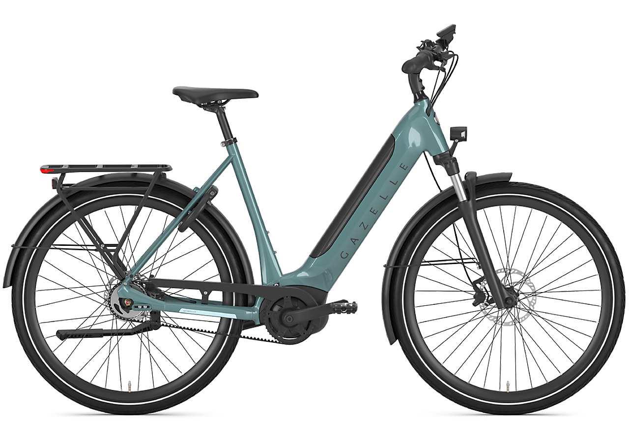 E-Bike Hollandrad Gazelle Ultimate C5 HMB 625 Wh Damen blau 2025 61 cm