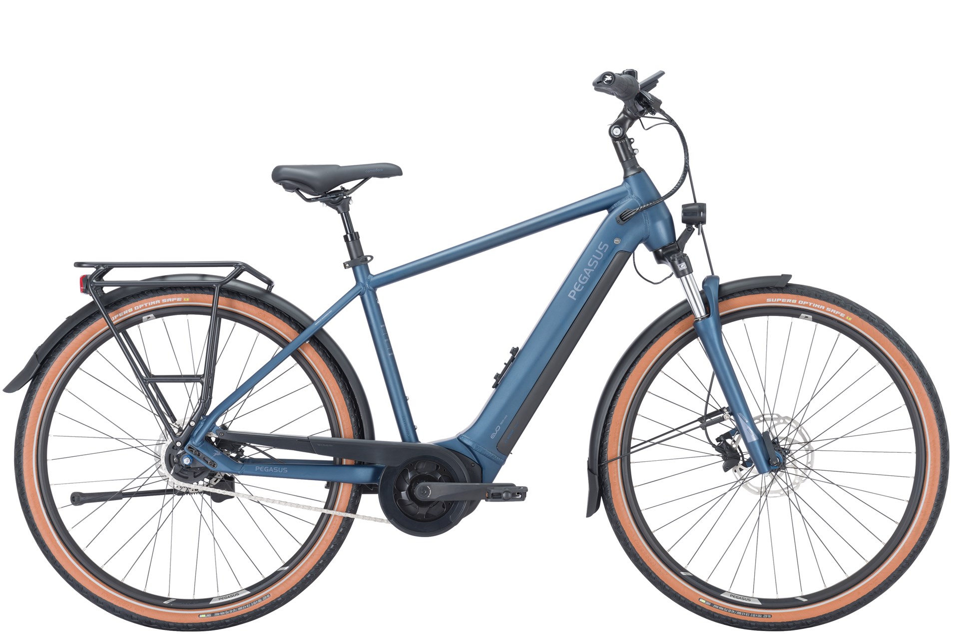 E-Bike Cityrad Pegasus Premio Evo 5R 625 Wh Herren blau 2024 55 cm
