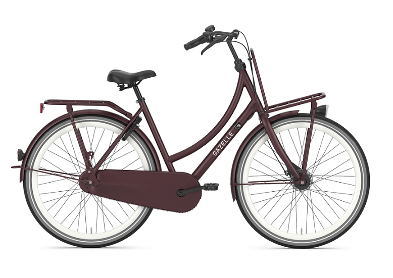 Fahrrad Gazelle Puur_NL Midnight 7 RT Damen rot 2023/2024 49 cm