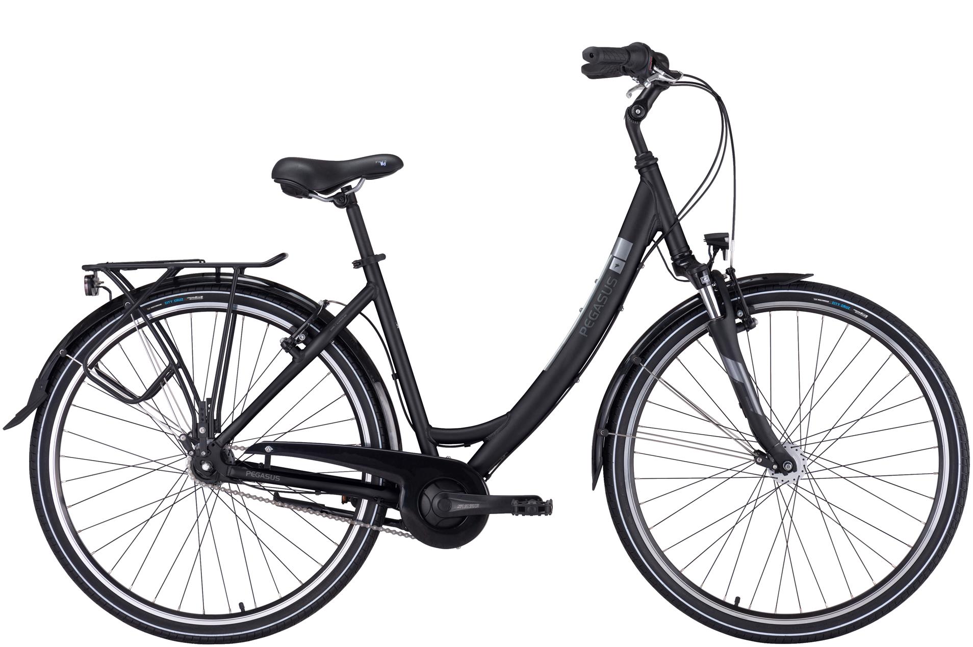 Citybike Pegasus Piazza 7 Damen schwarz 2025 50 cm