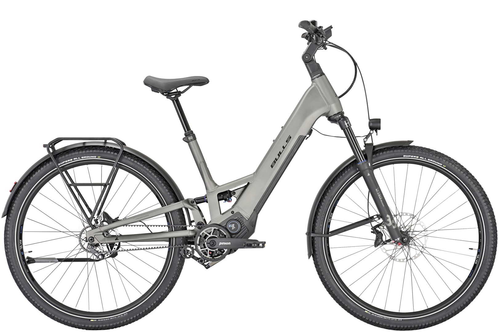 E-Bike Bulls Vuca EVO FSX1 1055 Wh Damen grau 2025 44 cm