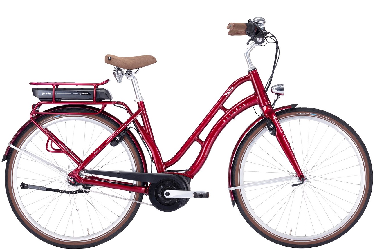 E-Bike Pegasus Toruina E7F 500 Wh Damen rot 2024 55 cm