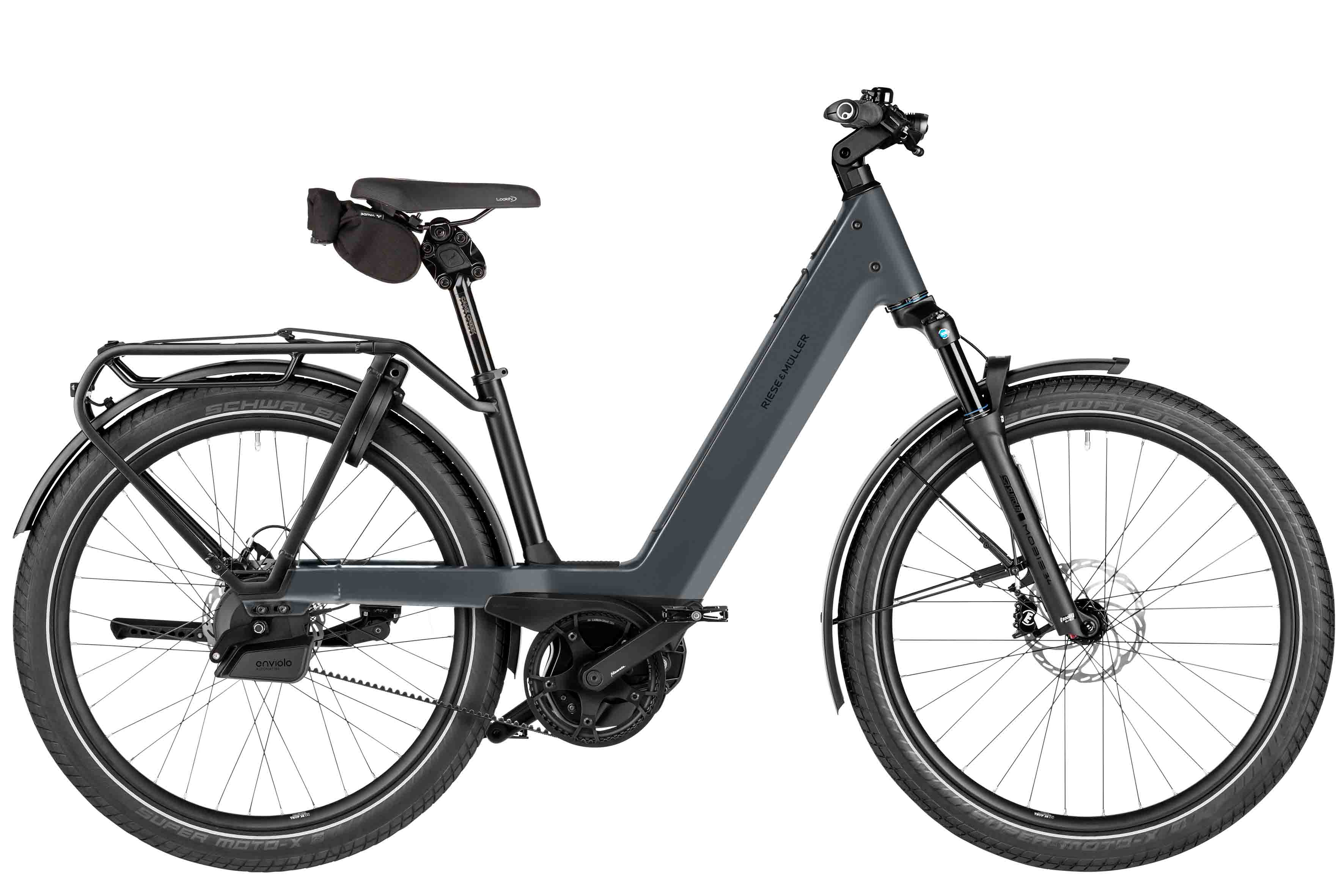 E-Bike Riese & Müller Nevo5 automatic Comf Kit 800 Wh Damen grau 20 45 cm
