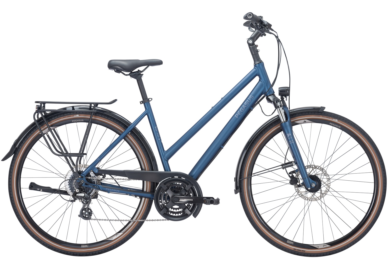 Fahrrad Pegasus Savona SL Disc 24 Damen Trapez petrol 2024 55 cm
