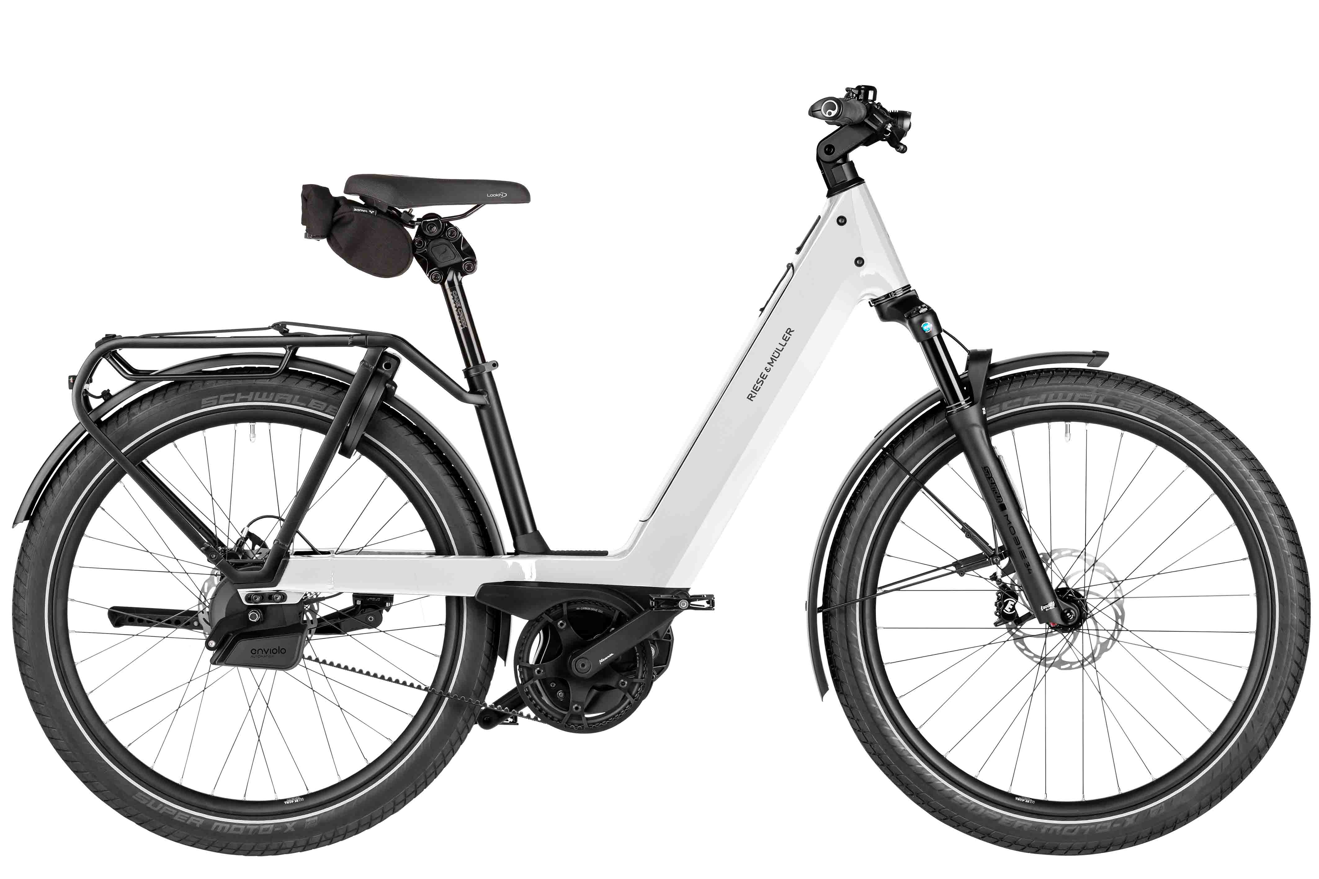 E-Bike Riese & Müller Nevo5 automatic Comf Kit 800 Wh Damen weiß 20 45 cm