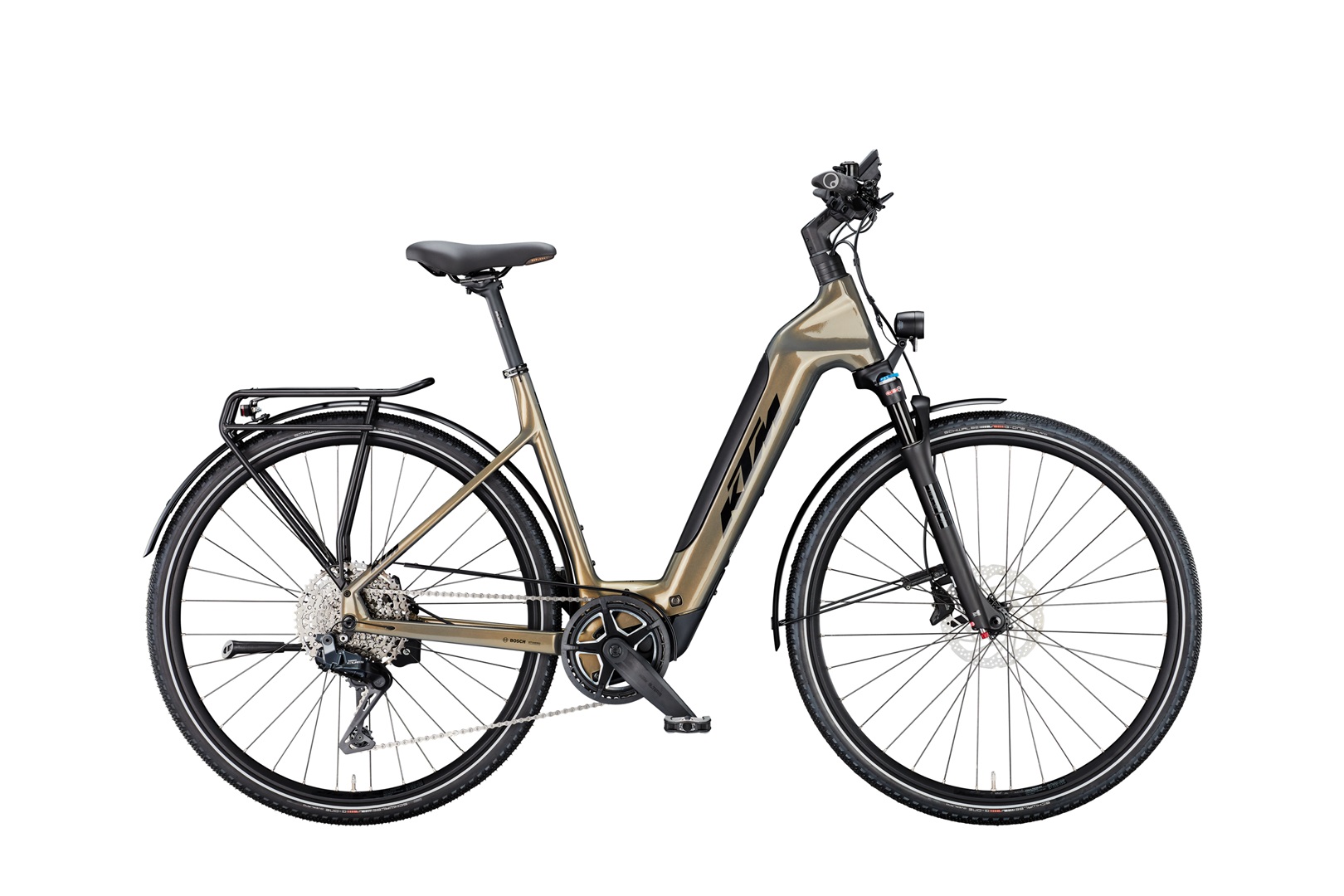 E-Bike KTM Power Sport SX Plus 400 Wh Damen braun 2025 46 cm