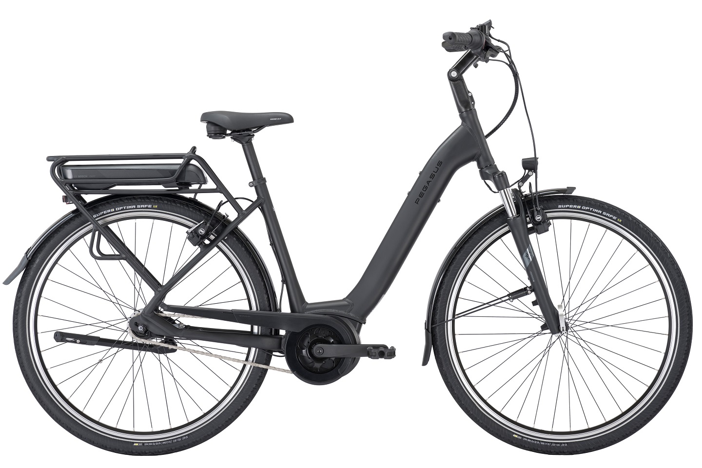 Pegasus Solero E7R Plus Matt Black - 500 Wh - 28 Zoll - Wave (2025)