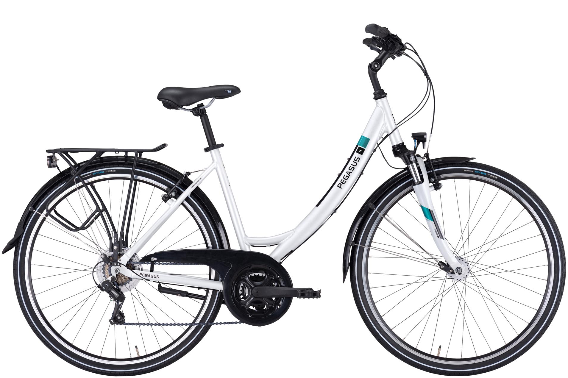 Fahrrad Pegasus Piazza 21 Damen weiß 2024 50 cm
