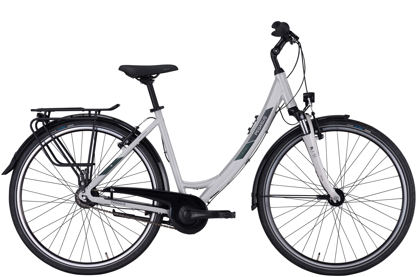 Citybike Pegasus Solero SL 7 Damen grau 2025 45 cm