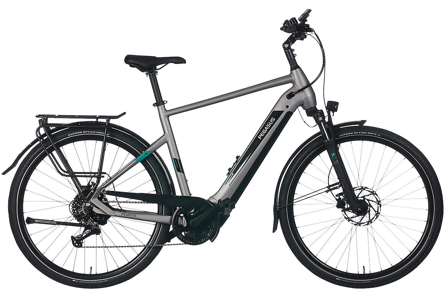 E-Bike Pegasus Evo CX 750 Wh Herren silber 2024 50 cm