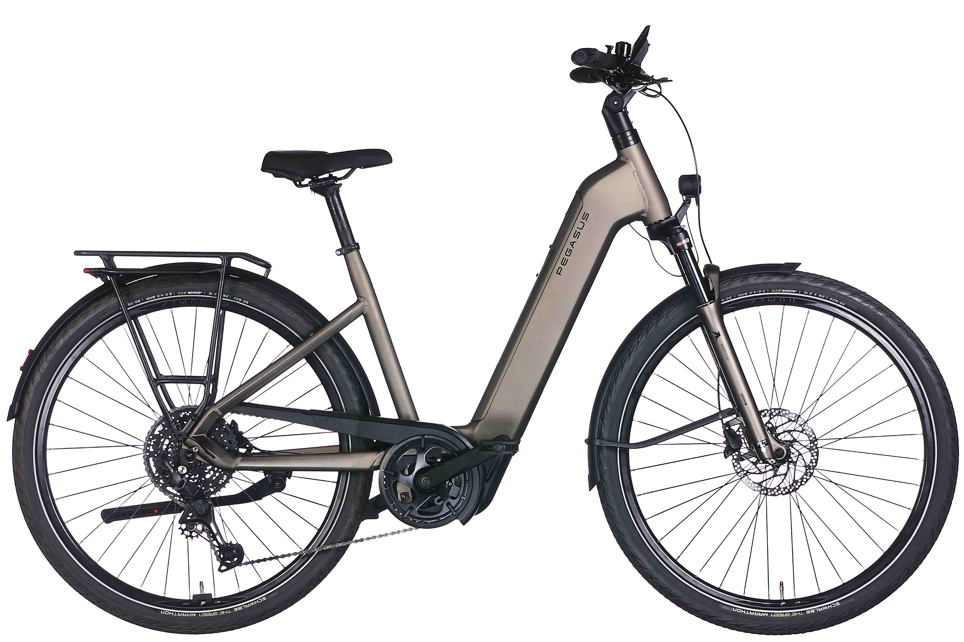 E-Bike Pegasus Premio EVO 10 Lite 800 Wh Damen braun 2025 50 cm