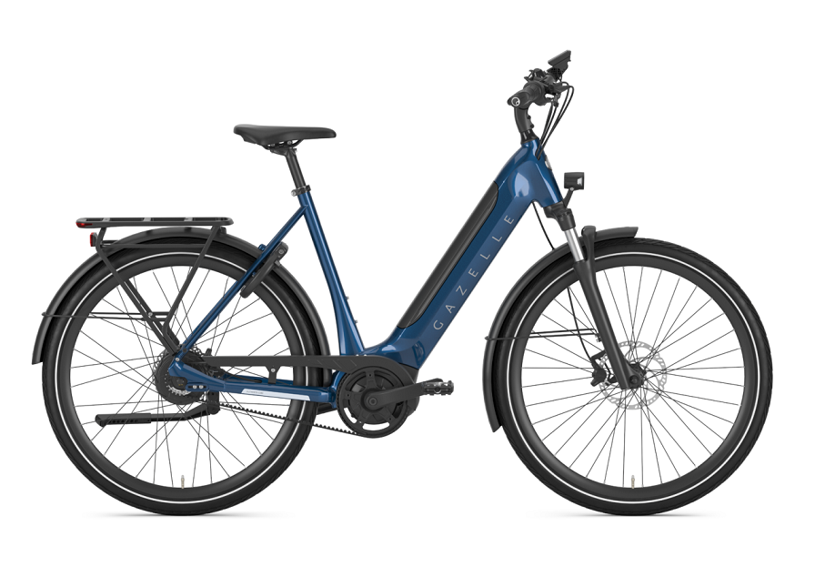 E-Bike Hollandrad Gazelle Ultimate C380 625Wh Damen blau 2025 49 cm
