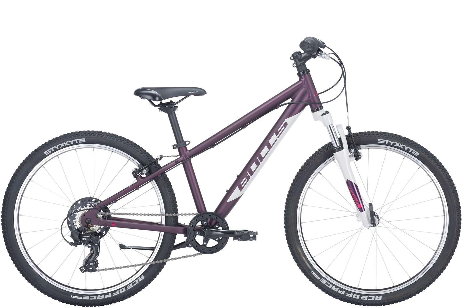 Fahrrad Bulls Tokee 24'' 7-Gang Mädchen lila 2024 32 cm