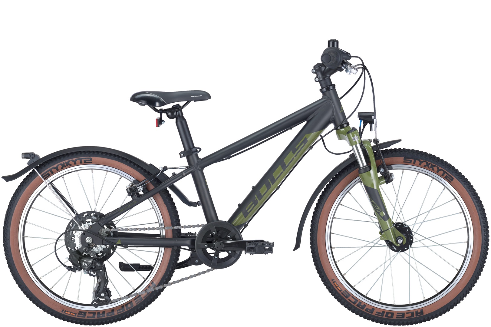 Fahrrad Bulls Tokee Street 20'' 7-Gang Jungen schwarz 2024 28 cm