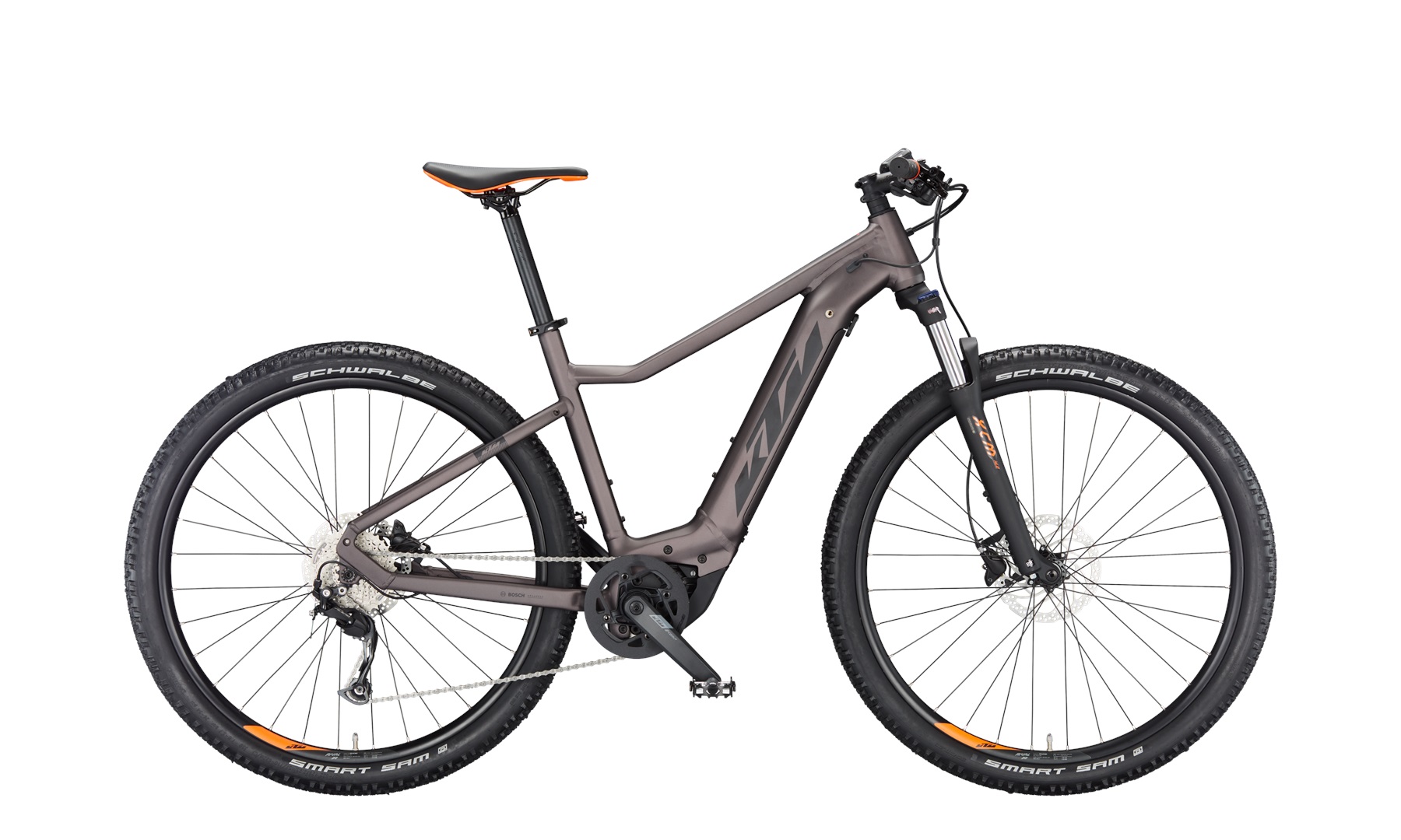 E-Bike KTM Macina Race 592 29'' 500 Wh Herren grau 2025 53 cm