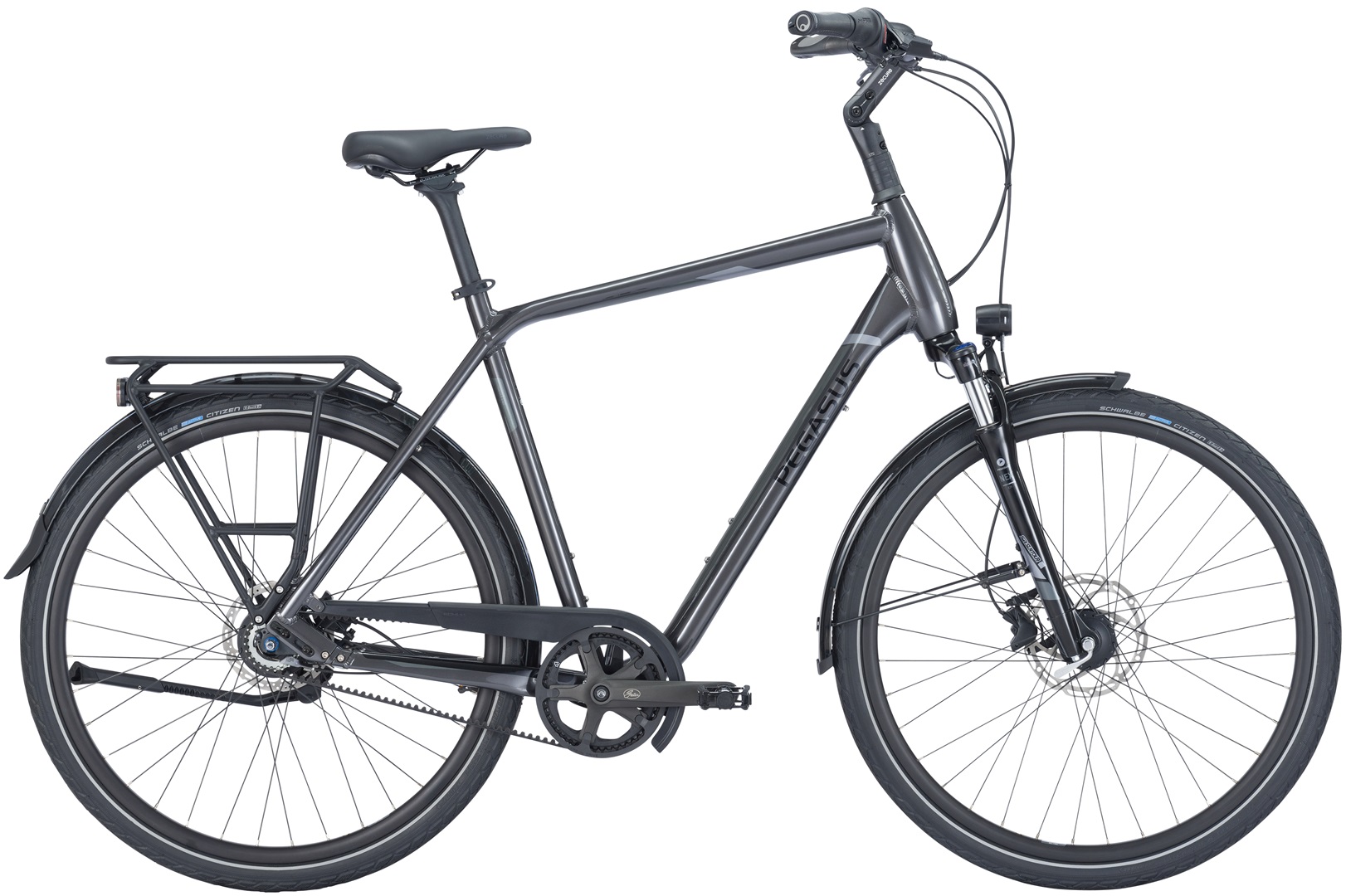 Fahrrad Pegasus Strong SL 8 Belt Herren silber 2024 50 cm