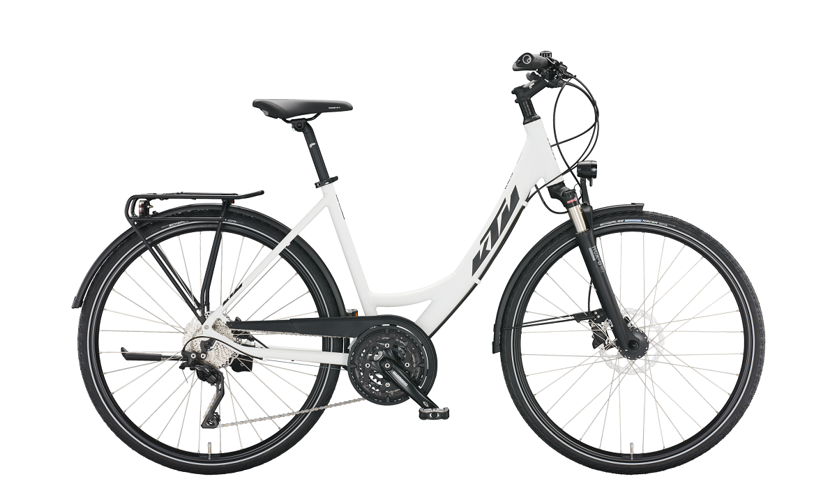 Fahrrad KTM Veneto Light Disc Damen weiß 2022/2023 56 cm