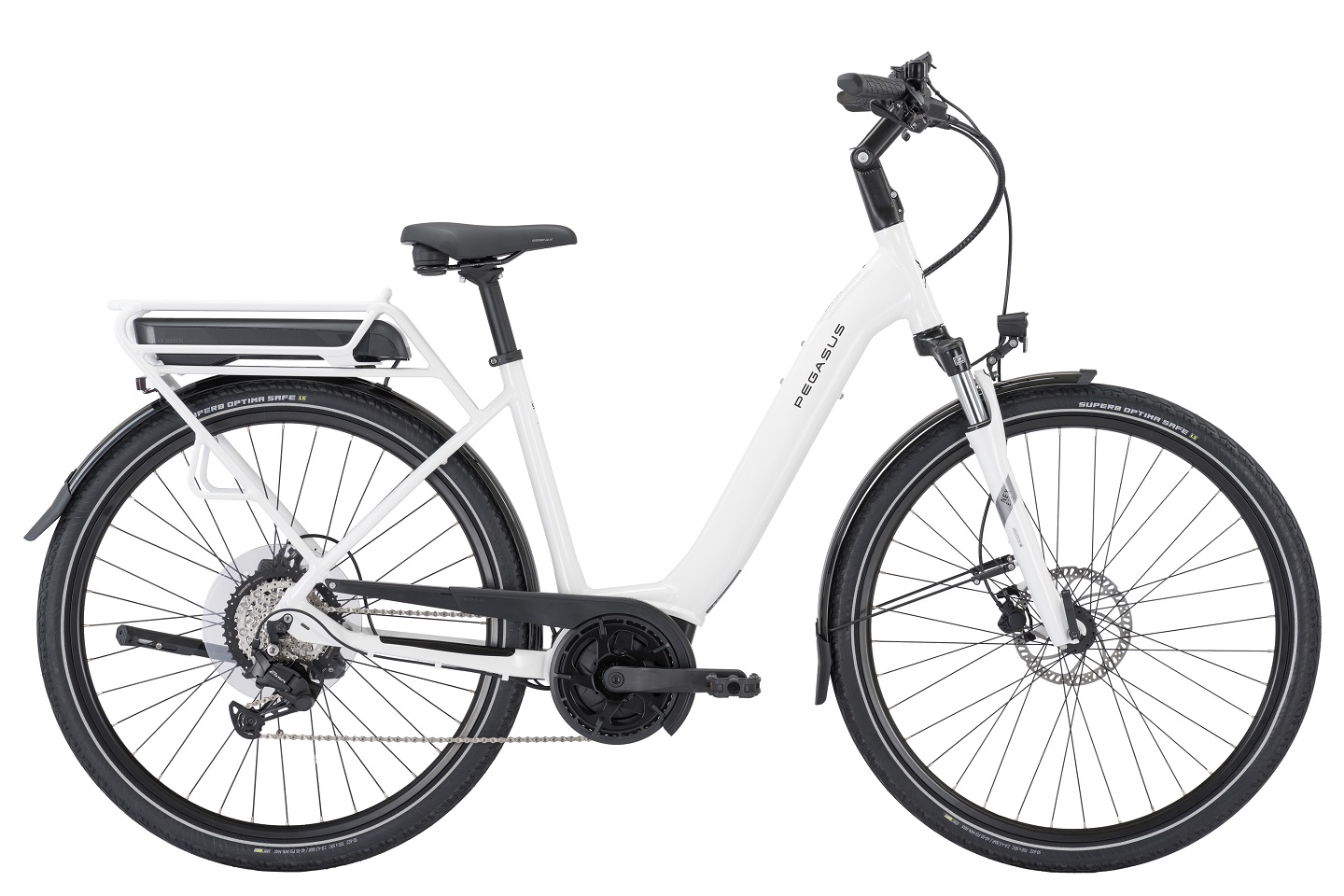 Pegasus Solero E8 Plus 500 Wh Damen weiß 2025