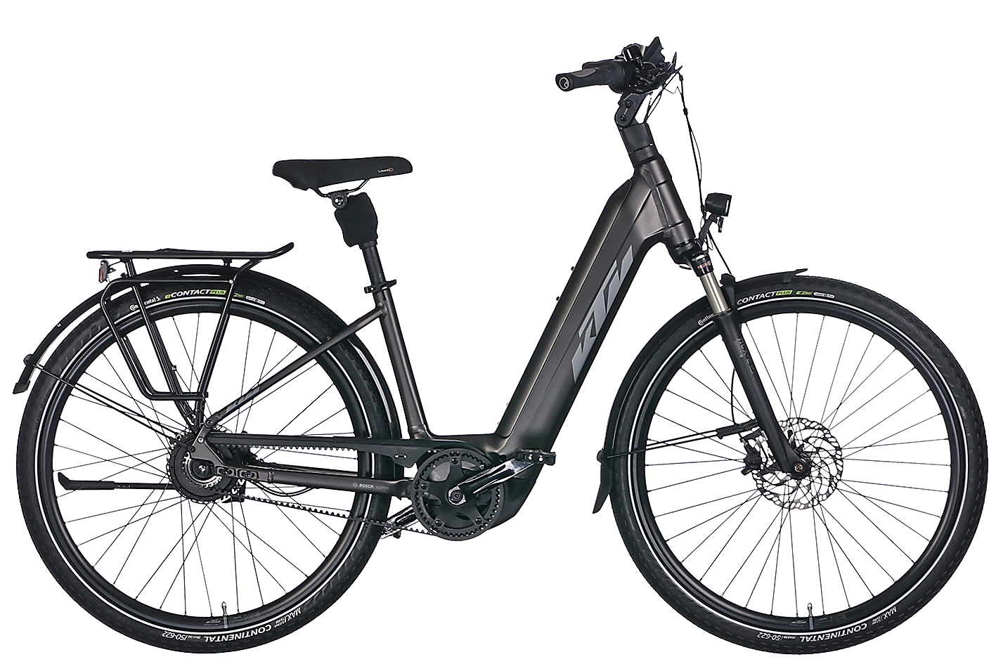 E-Bike KTM Macina City 710 Belt 750 Wh Damen grau 2025 43 cm