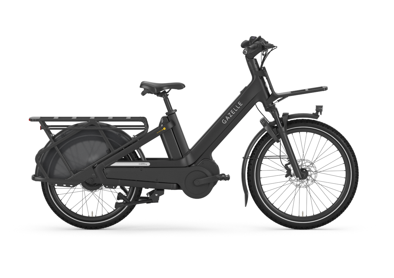 E-Bike Lastenrad Gazelle Cabby C380 Connect 800 Wh schwarz 2025 55 cm