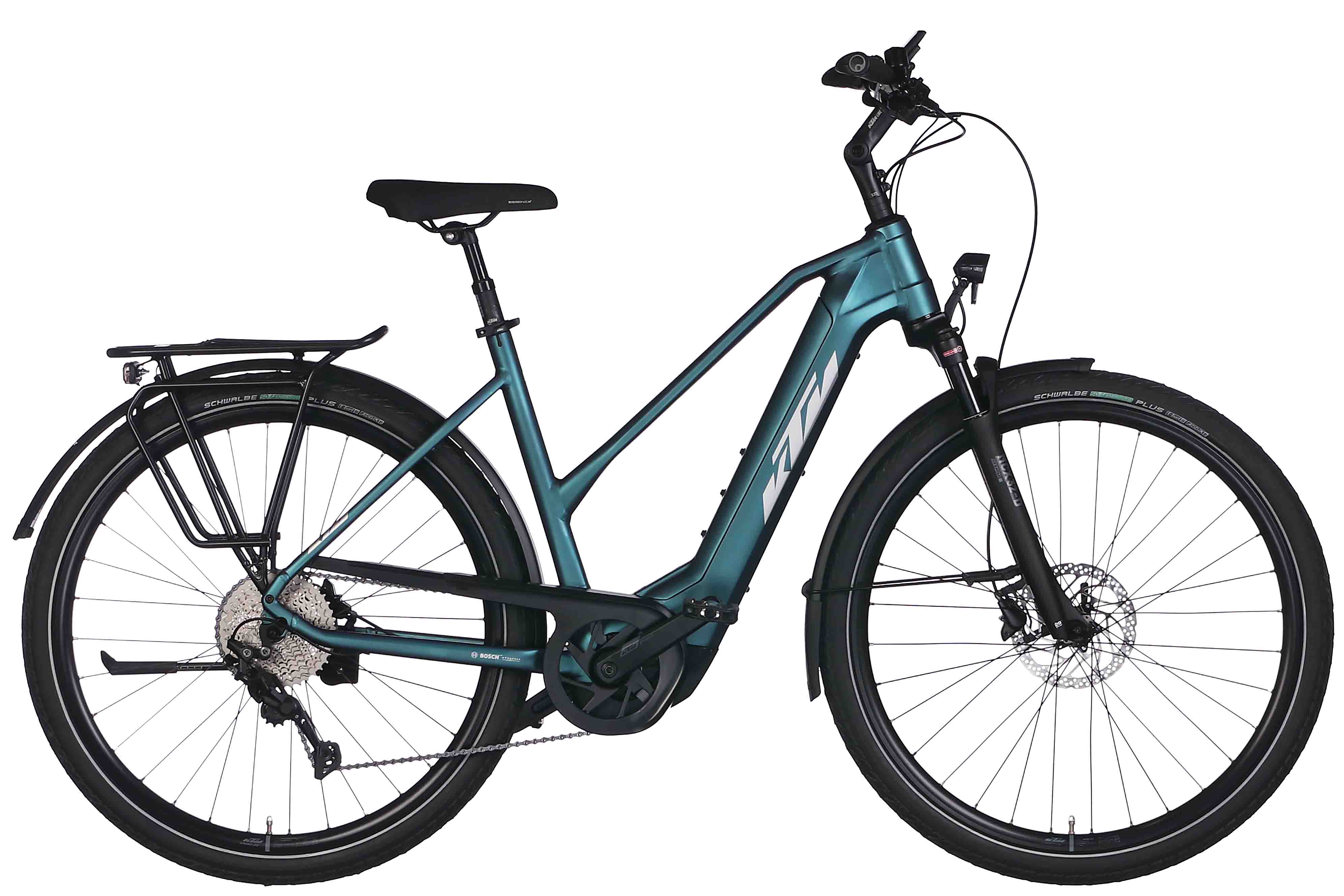 E-Bike KTM Macina Tour CX 510 500 Wh Damen Trapez grün 2025 56 cm