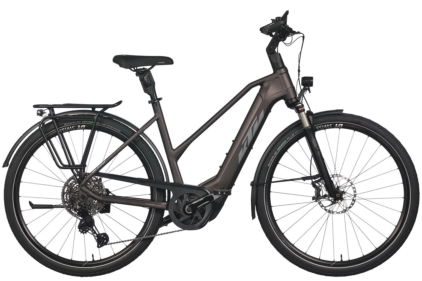 E-Bike KTM Macina Style 710 750 Wh Damen Trapez grau 2025 46 cm