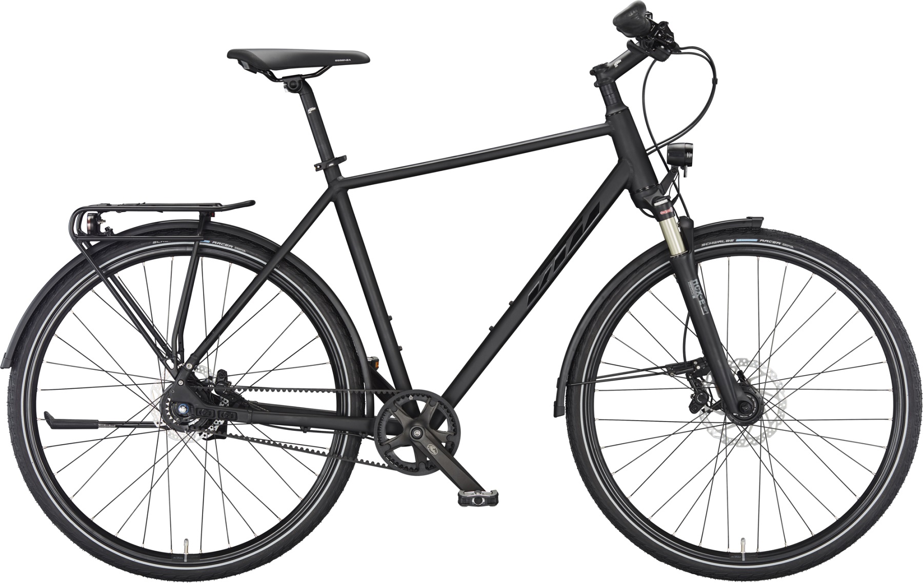 Trekkingrad KTM Maranello 11 Light Belt Herren schwarz 2024 51 cm