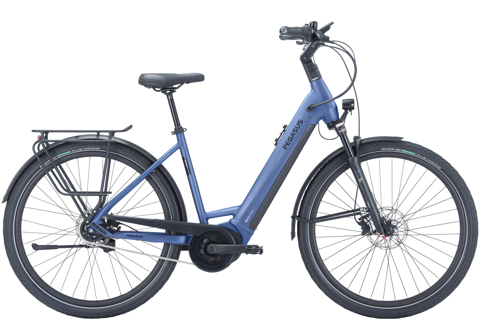 E-Bike XXL Pegasus Strong Evo 5R 750 Wh Damen blau 2024 55 cm