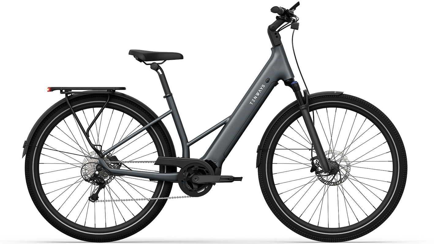 E-Bike Tenways AGO Air 560 Wh Damen grau 2025 43 cm