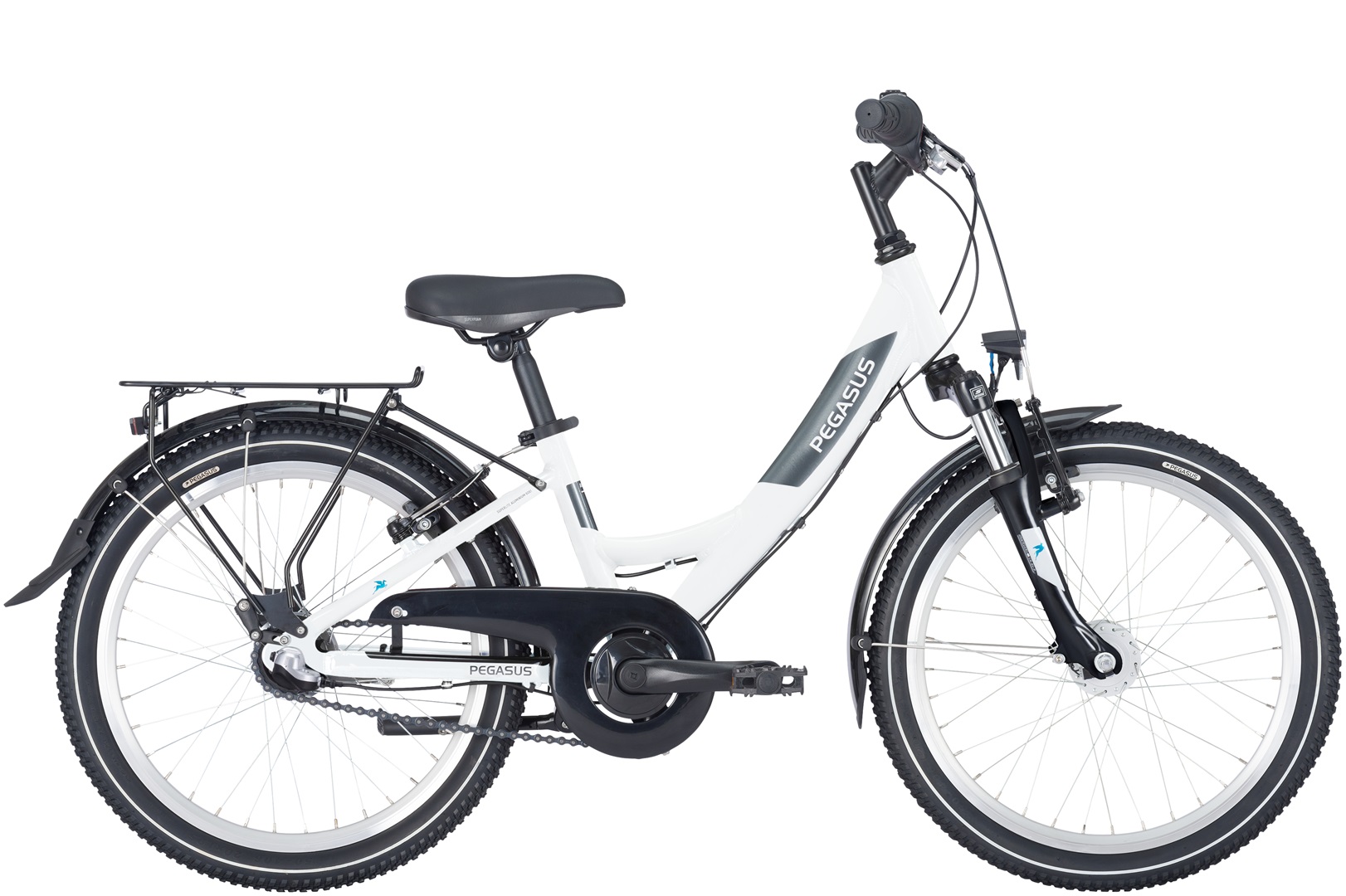 Fahrrad Pegasus Avanti 20'' 3 Gang Mädchen weiß 2024 28 cm
