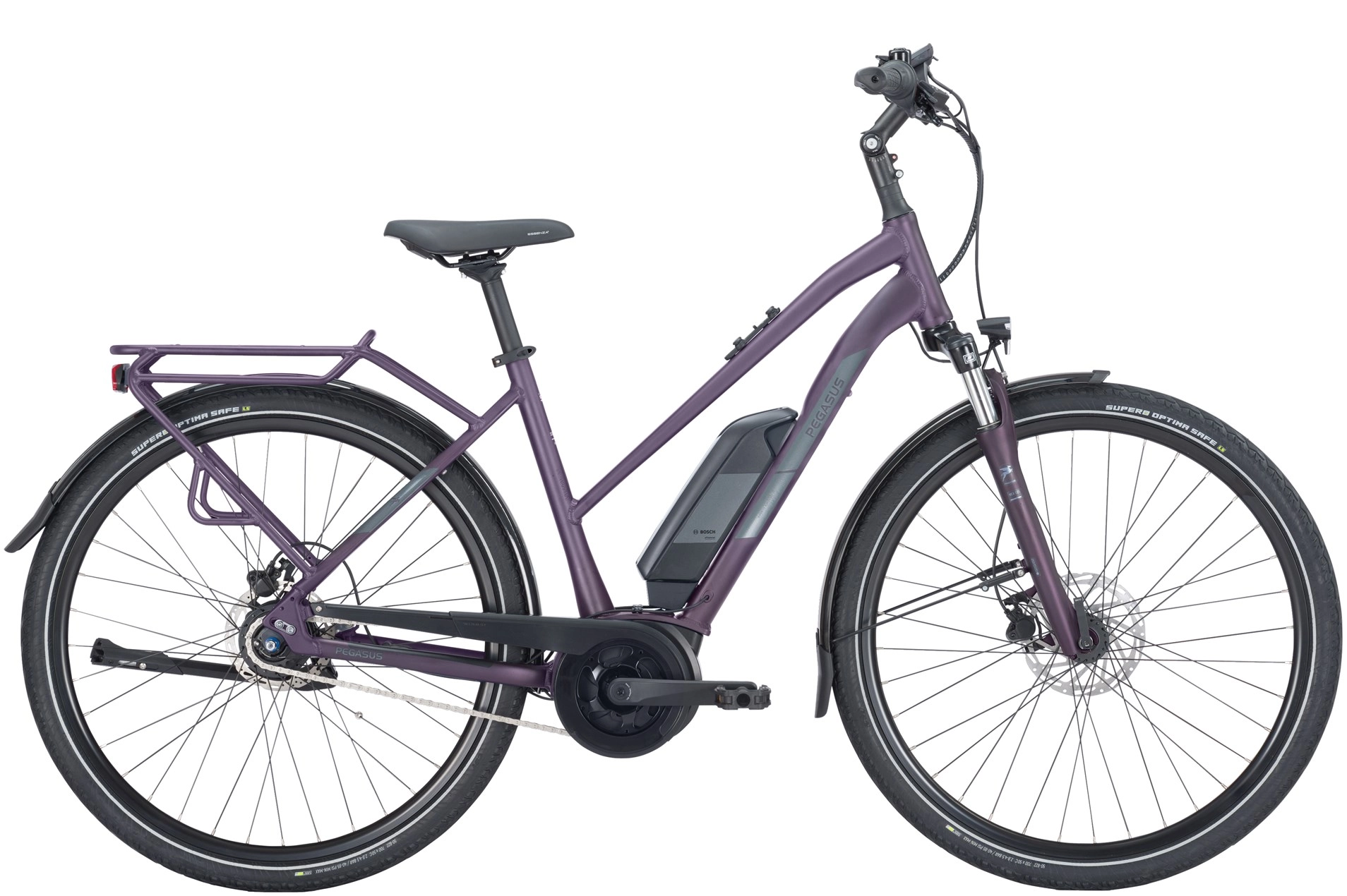 Pegasus Solero E8R Plus 500 Wh Damen Trapez lila 2024