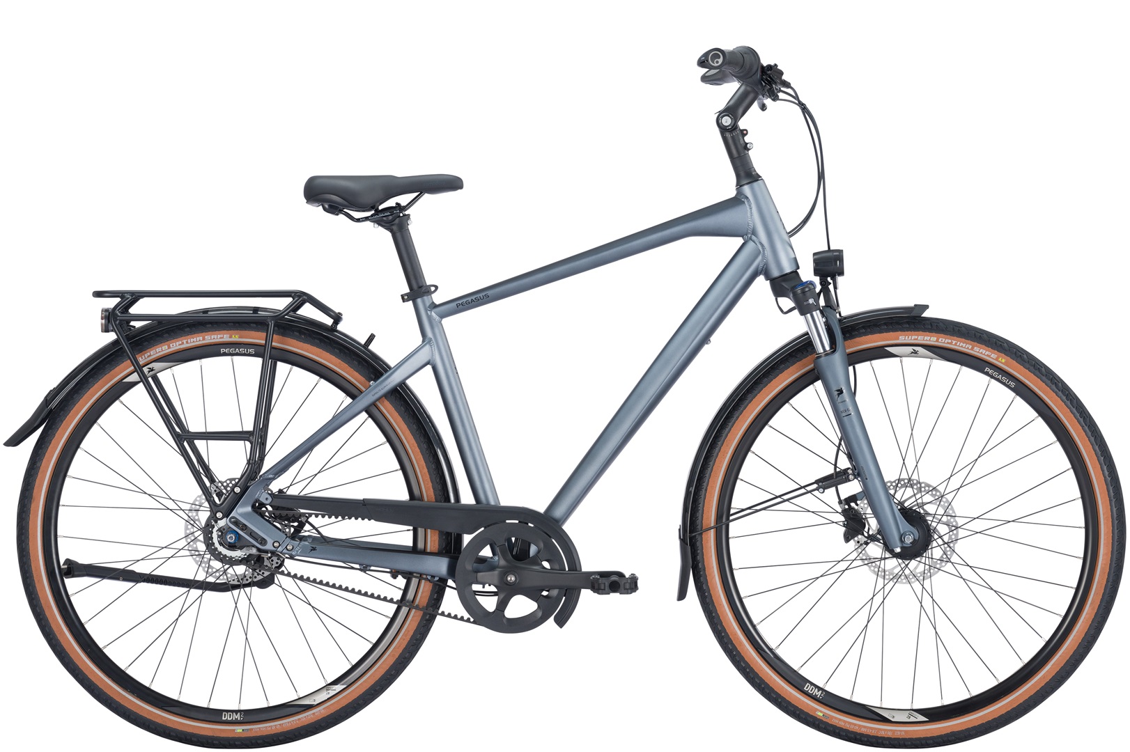 Citybike Pegasus Premio SL Belt 8 Herren grau 2024 50 cm
